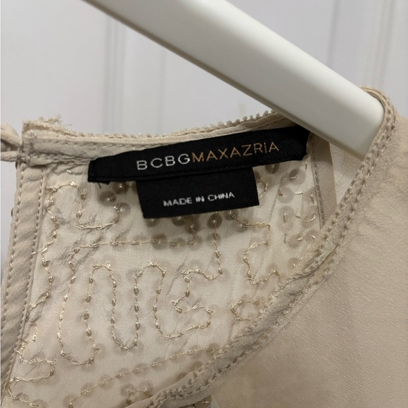 BCBG Maxazria sequence top with sheer detail S/M - Picture 2 of 4